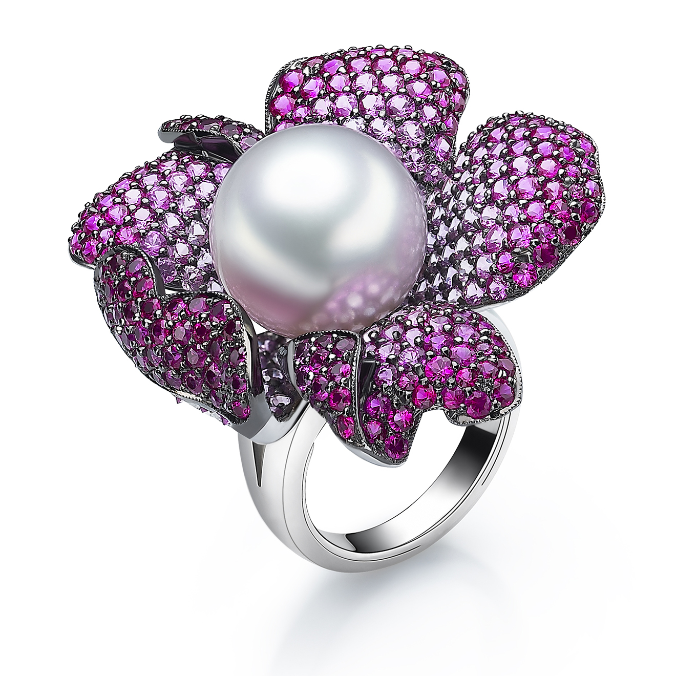 意蕴 |18k珍珠戒指|手工艺|首饰|天使原创珠宝设计 - 原创作品 - 站酷 (ZCOOL)